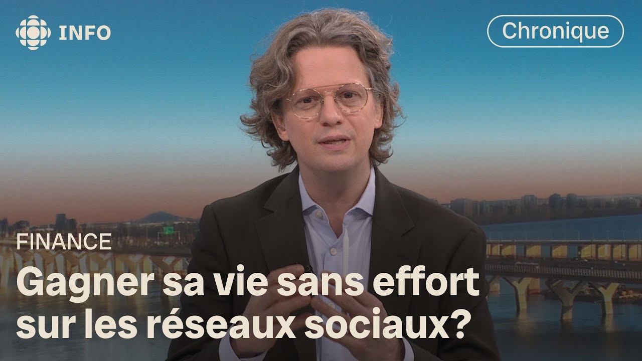 Gagner sa vie sans effort, le mirage des réseaux sociaux vu par Pierre-Yves McSween | Première ligne