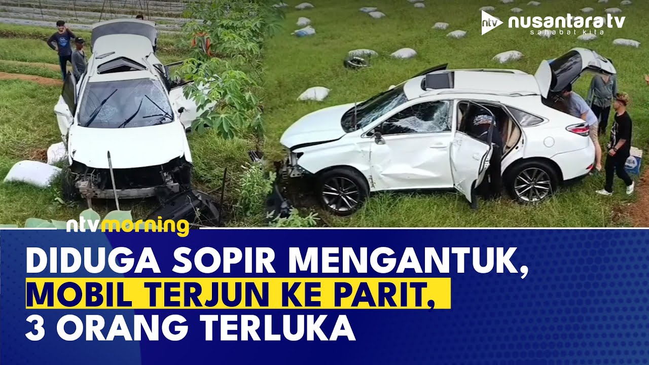 Mobil Pemudik Oleng dan Terjun ke Parit, Diduga Sopir Mengantuk | NTV MORNING