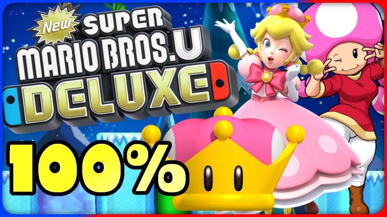 New Super Mario Bros. U Deluxe 🌰 2-S Piranha Plants on Ice 🌰 100% All Star Coins