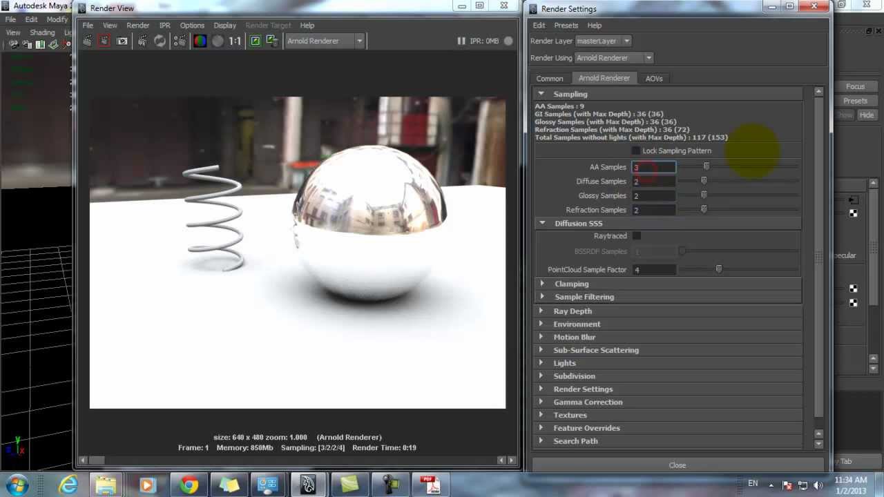Arnold to Maya introduction tutorial part 1 