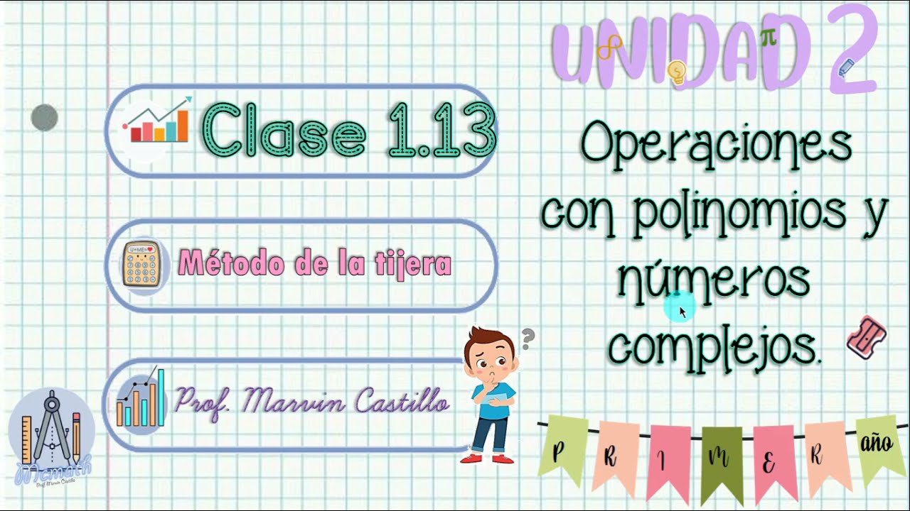 📚✅Clase 1.13 M&eacute;todo de la tijera, U2 primer a&ntilde;o #ESMATE #MCMATH  #FACTORIZACI&Oacute;N