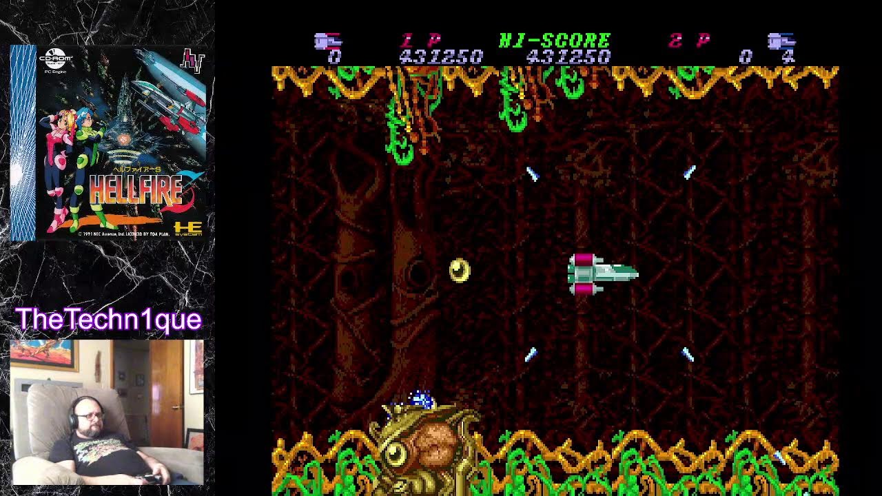 Hellfire S (PC Engine Super CD ROM 2, 1991)