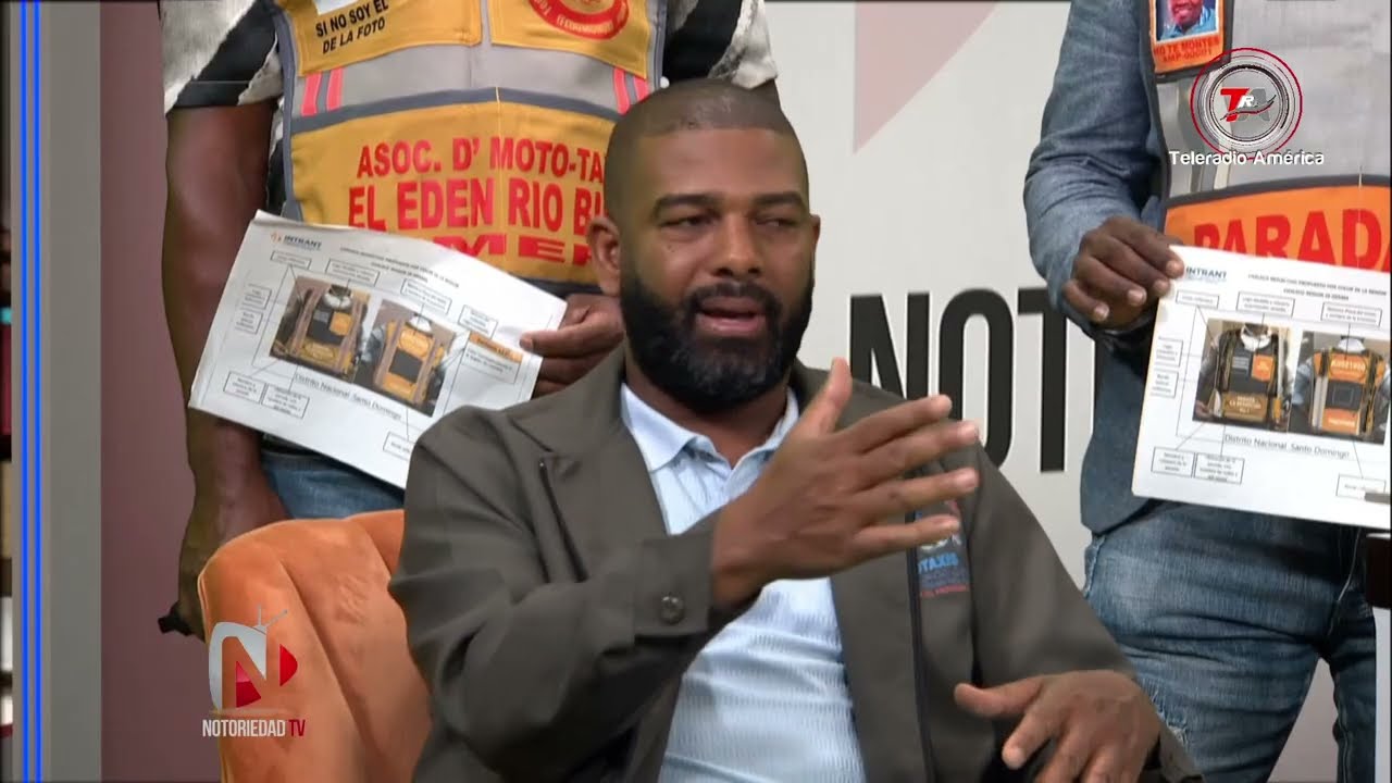 Esteban Beltre, Presidente de  UNAMOTAXIS Santo Domingo Oeste.