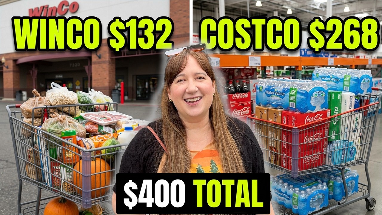 HUGE $400 WinCo & Costco GROCERY HAUL!