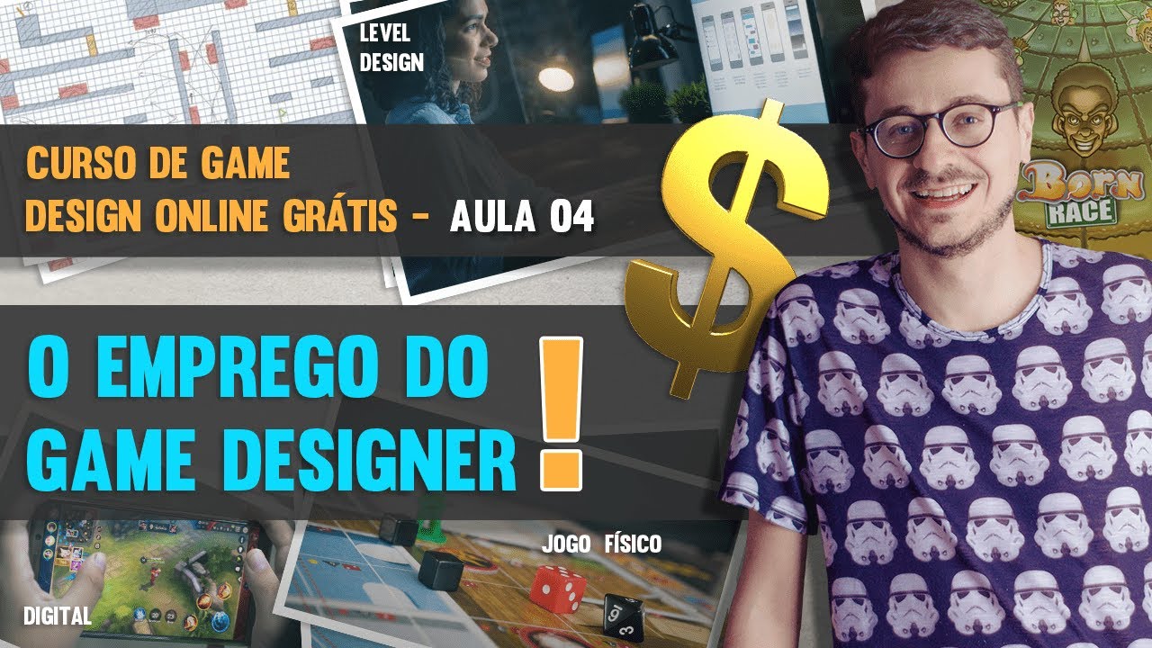 Curso de Game Design Online Grátis - Aula 04 - Todos Precisam saber Game Design | Fábrica de Jogos