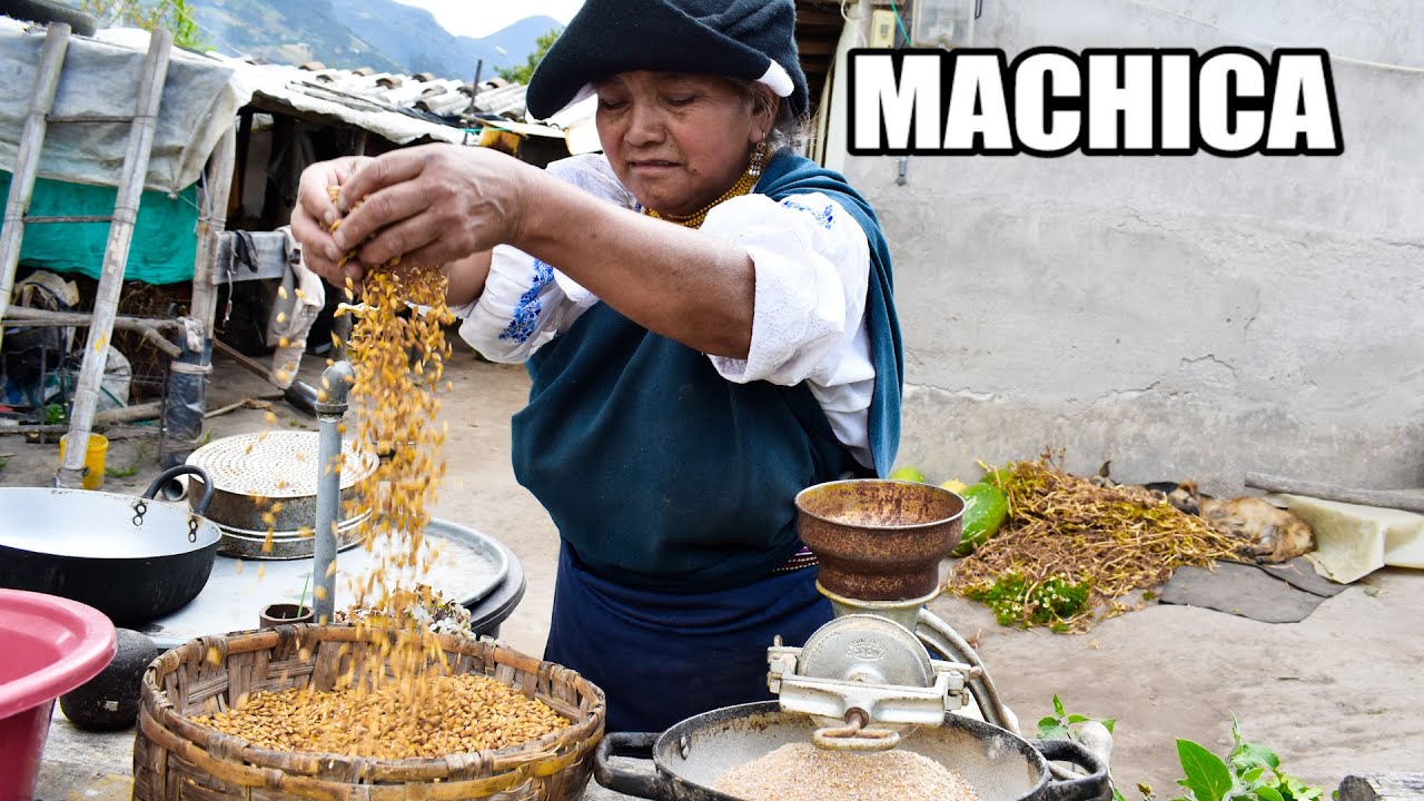Preparando colada de Machica - MAMÁ JOSEFA