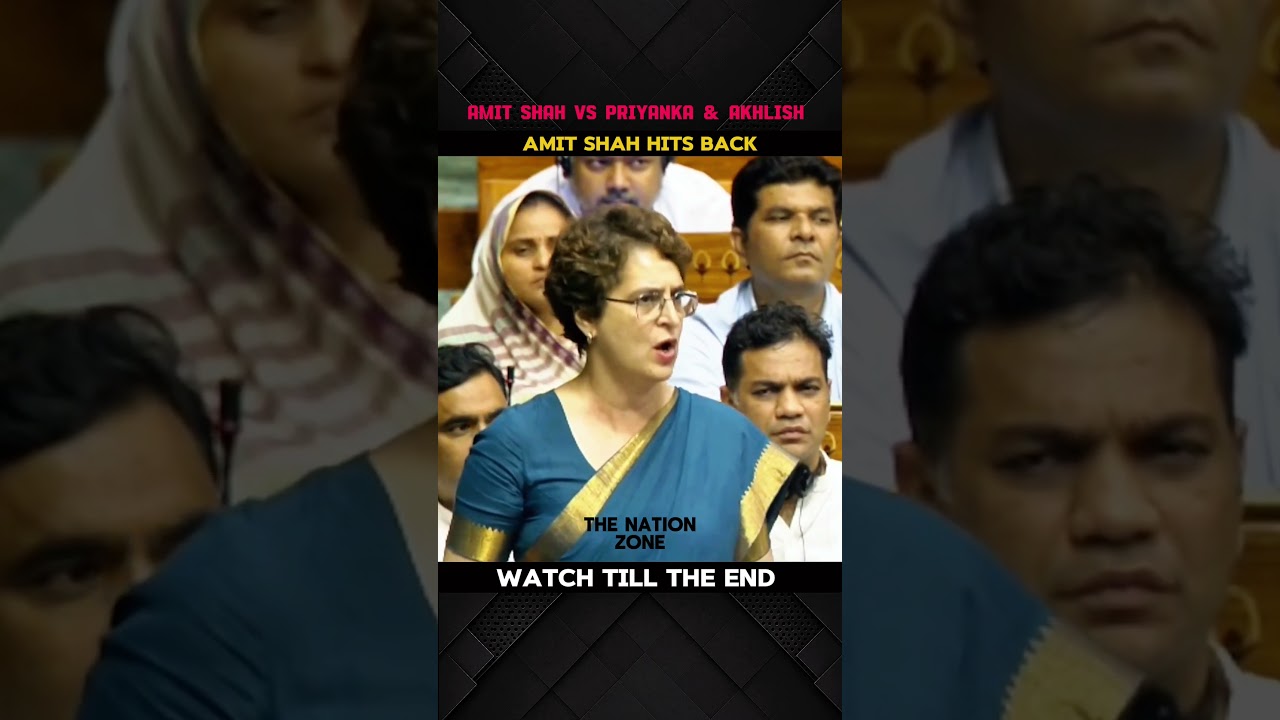 PRIYANKA GANDHI 🔥 vs AMIT SHAH | Parliament Clash Gets HEATED! | Congress vs BJP