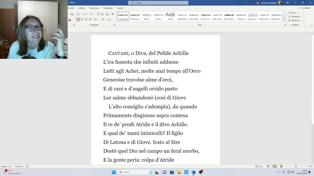 Il proemio dell'Iliade