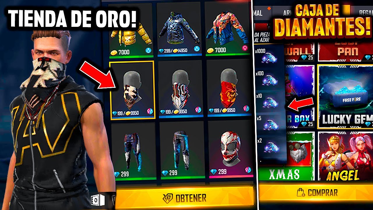 TIENDA DE ORO CON COSAS EXCLUSIVAS - REGRESA LA CAJA DE DIAMANTES? [LA MEJOR REGION] DE FREE FIRE