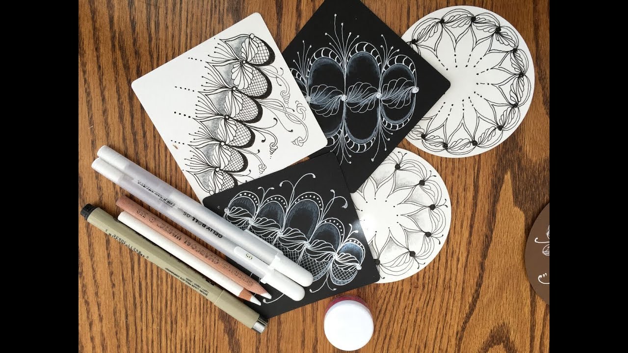 Spiral Wave Tangle Pattern Lesson # 259