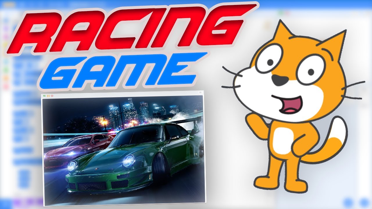 Как создать скроллинговую гоночную игру в Scratch!