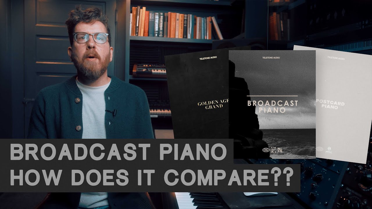 Broadcast Piano — Compared with Postcard Piano and Golden Age Grand