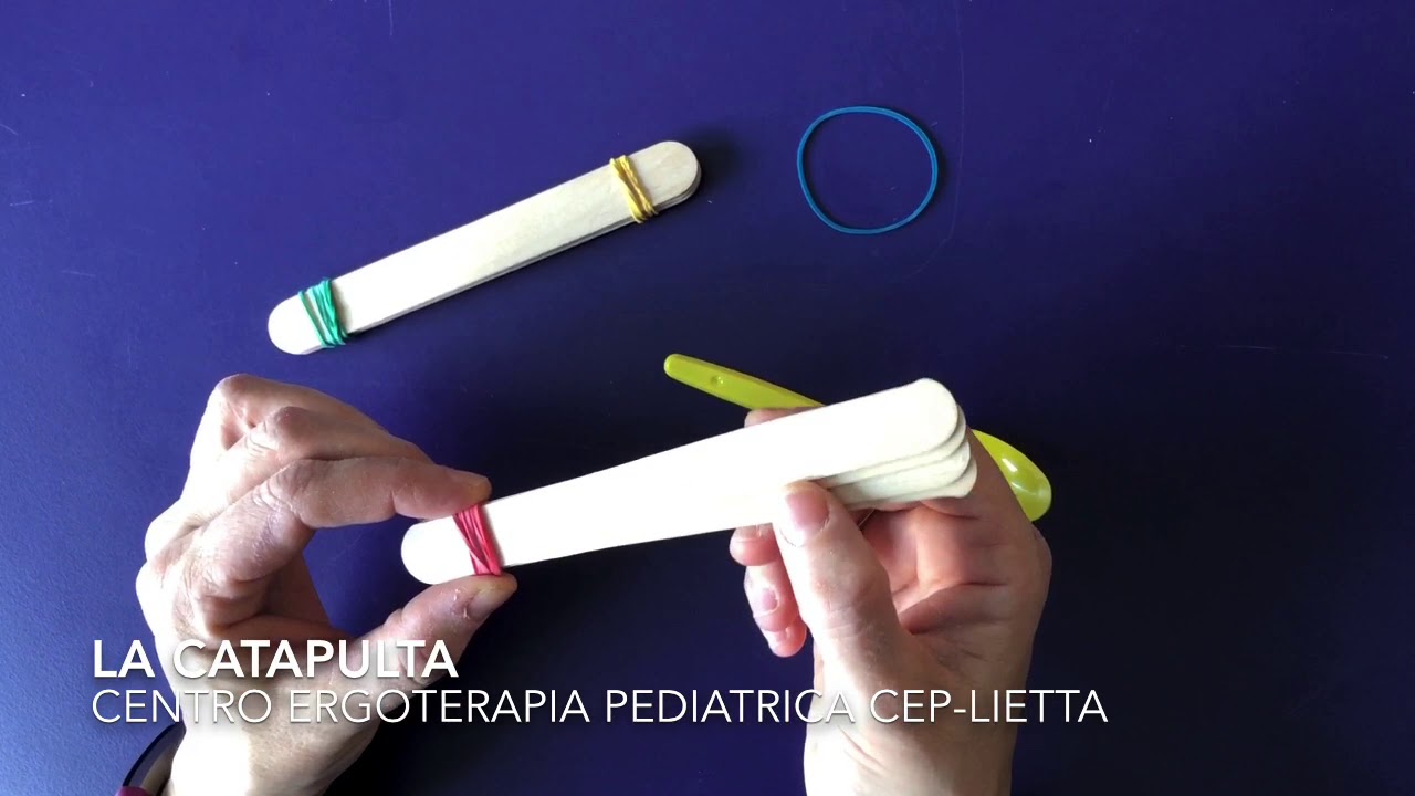 La catapulta divertente per allenare la motricità fine- Ergoterapia Pediatrica CEP Bellinzona