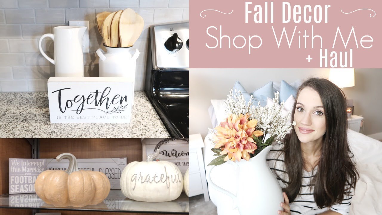 FALL 2018 HOME DECOR HAUL  // SHOP WITH ME  // DECORATE WITH ME