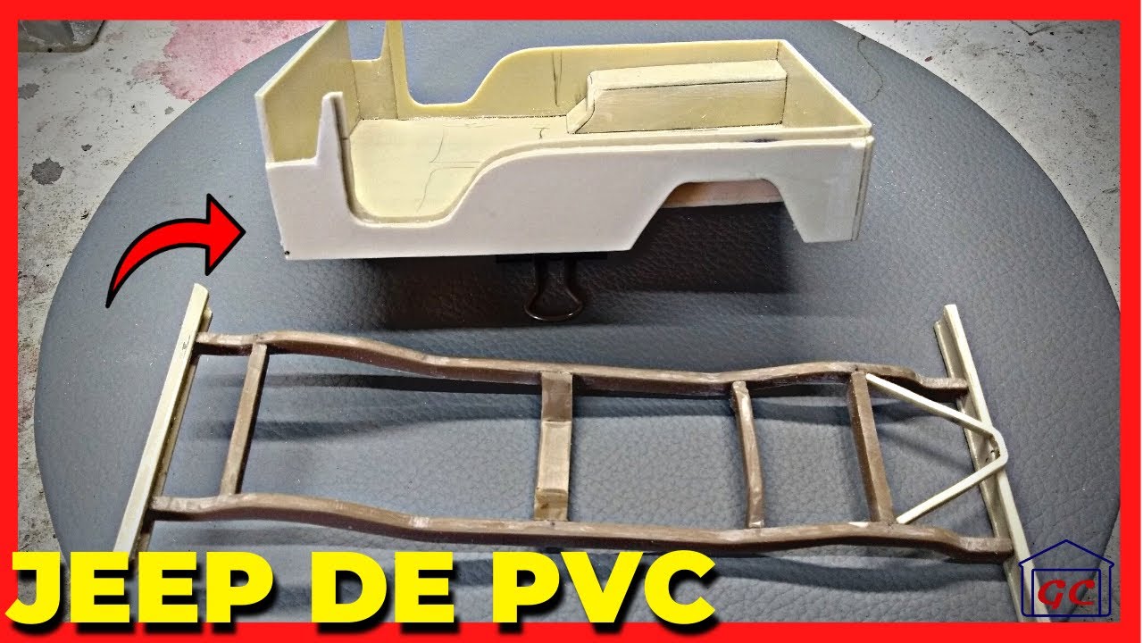 INICIANDO JEEP CJ5 DE PVC - CHASSI E CARROCERIA  - Jeep CJ5 