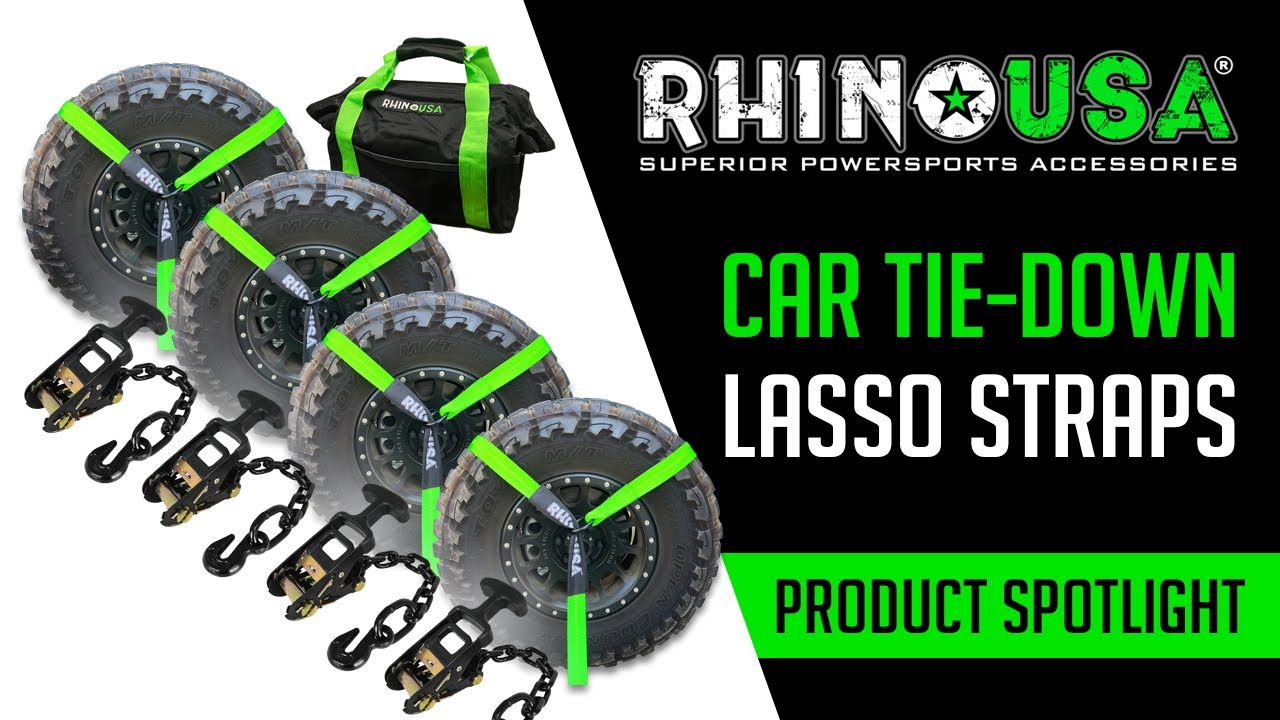 Автомобильные стропы-лассо Rhino USA | Обзор продукта