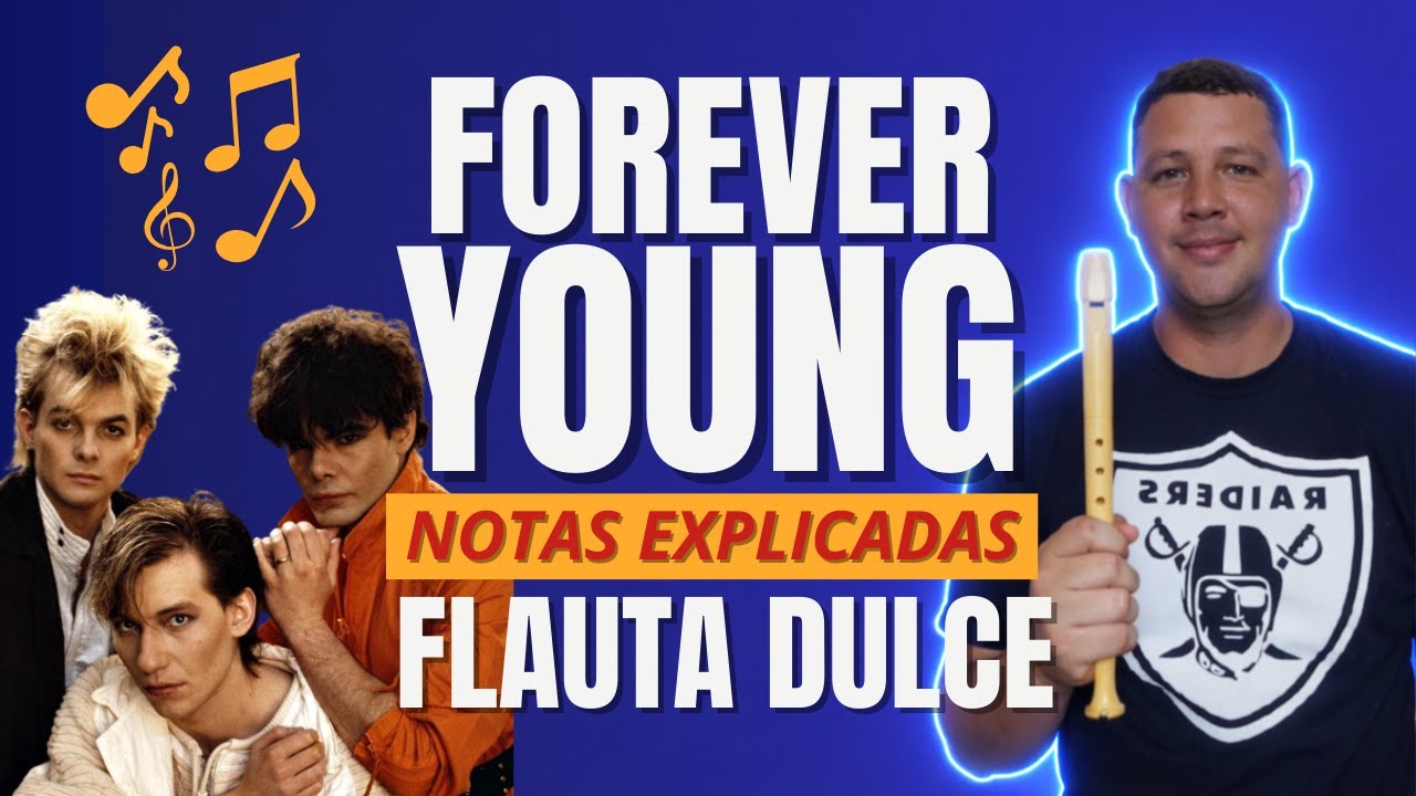 Forever Young - Alphaville - Tutorial Flauta Dulce con notas en la pantalla.