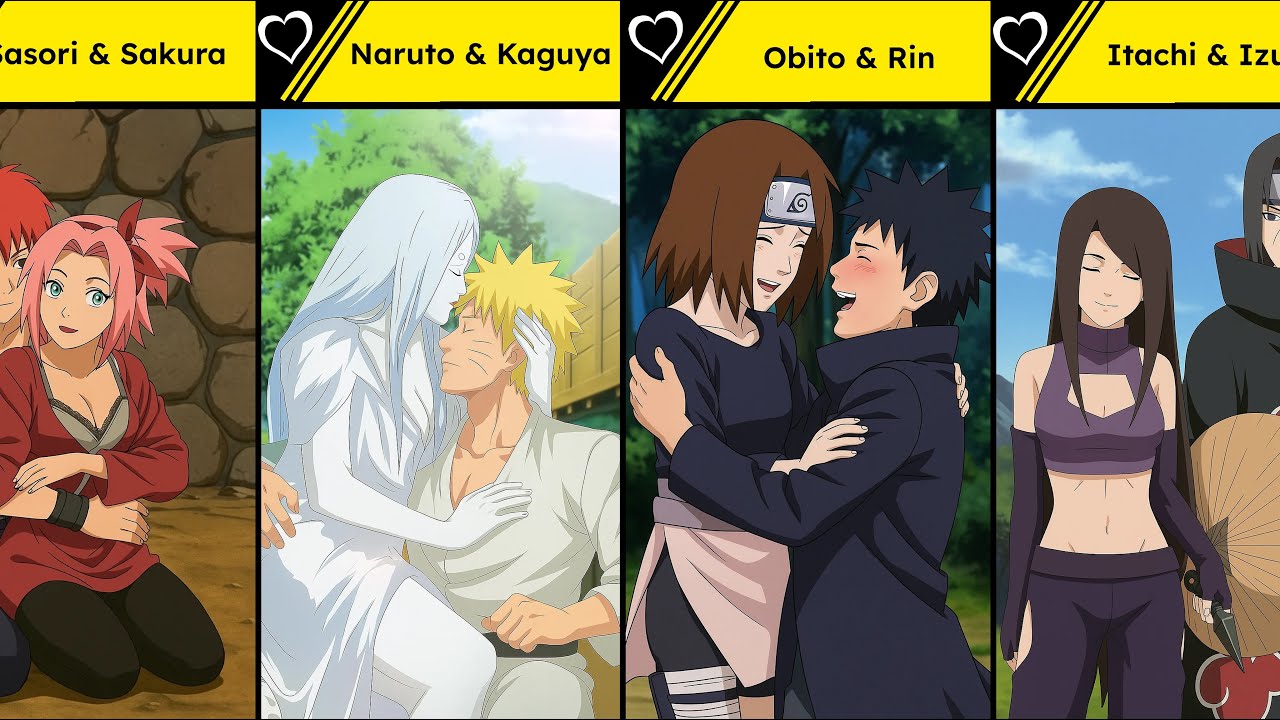The Most Popular Naruto Couples — Ranked by Fanbase Strength