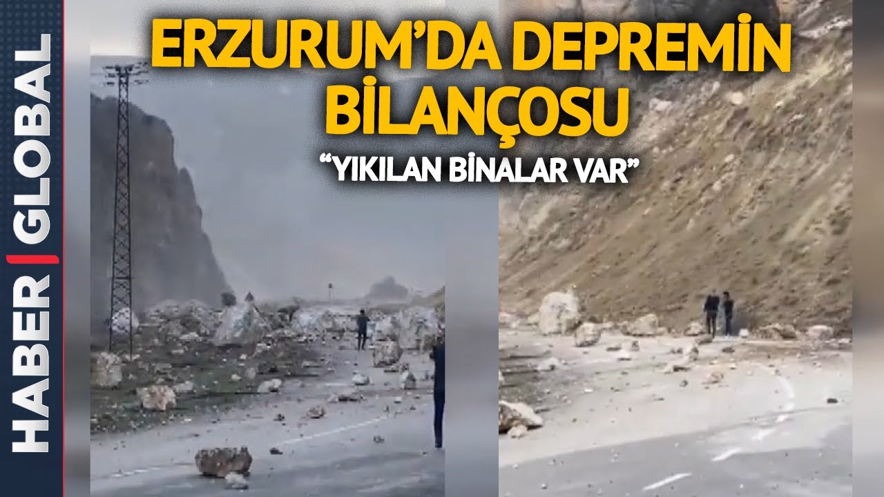 FLAŞ! Erzurum'daki Depremde Bilanço Ortaya Çıktı! Yıkılan Binalar Var