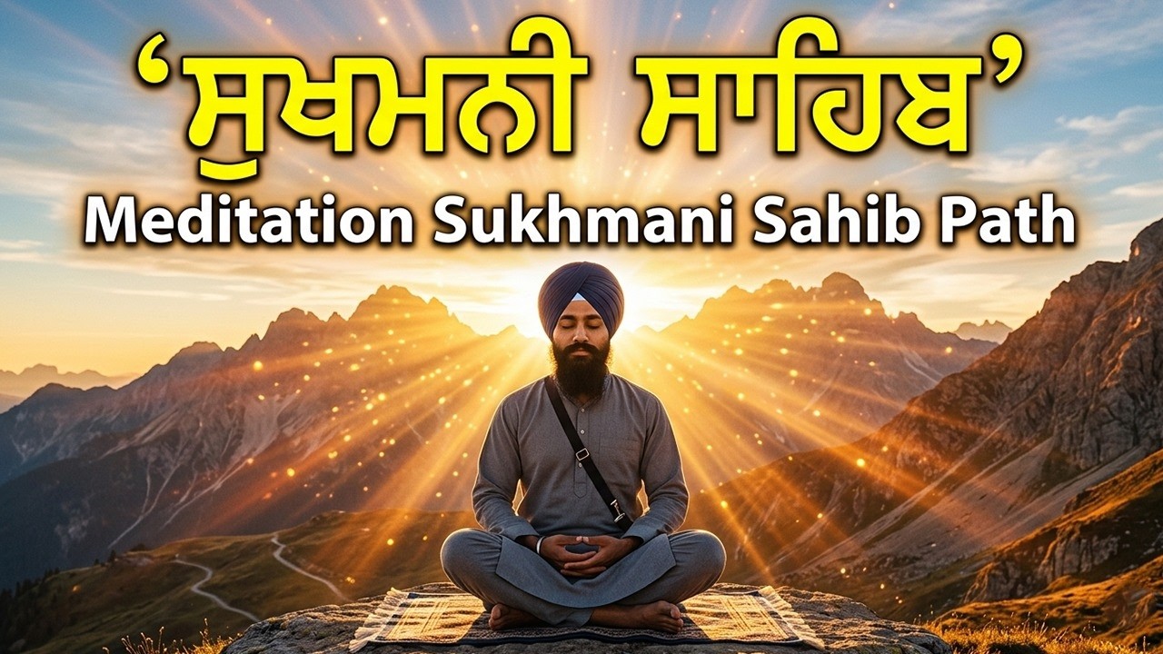 Sukhmani Sahib Path ( ਪਾਠ ਸੁਖਮਨੀ ਸਾਹਿਬ ) Sukhmani Sahib With Lyrics #nitnemsukhmanisahib