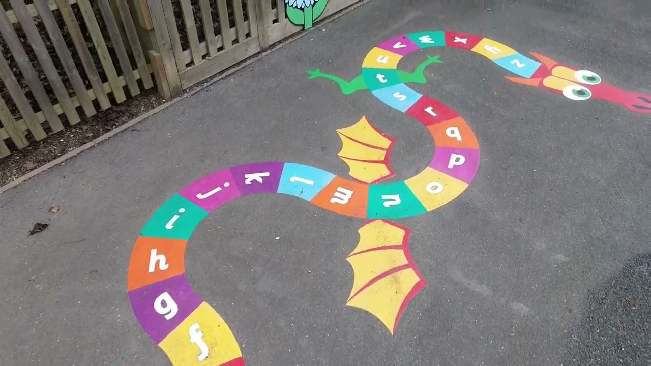 Playground Markings Installation – Denham Green Primary School