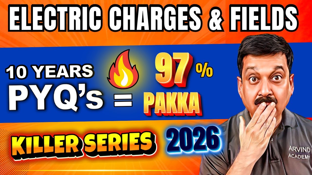 Electric Charges and Fields Class 12 PYQ | Last 10 Years Questions 🔥 | Physics Boards 2026 🚀