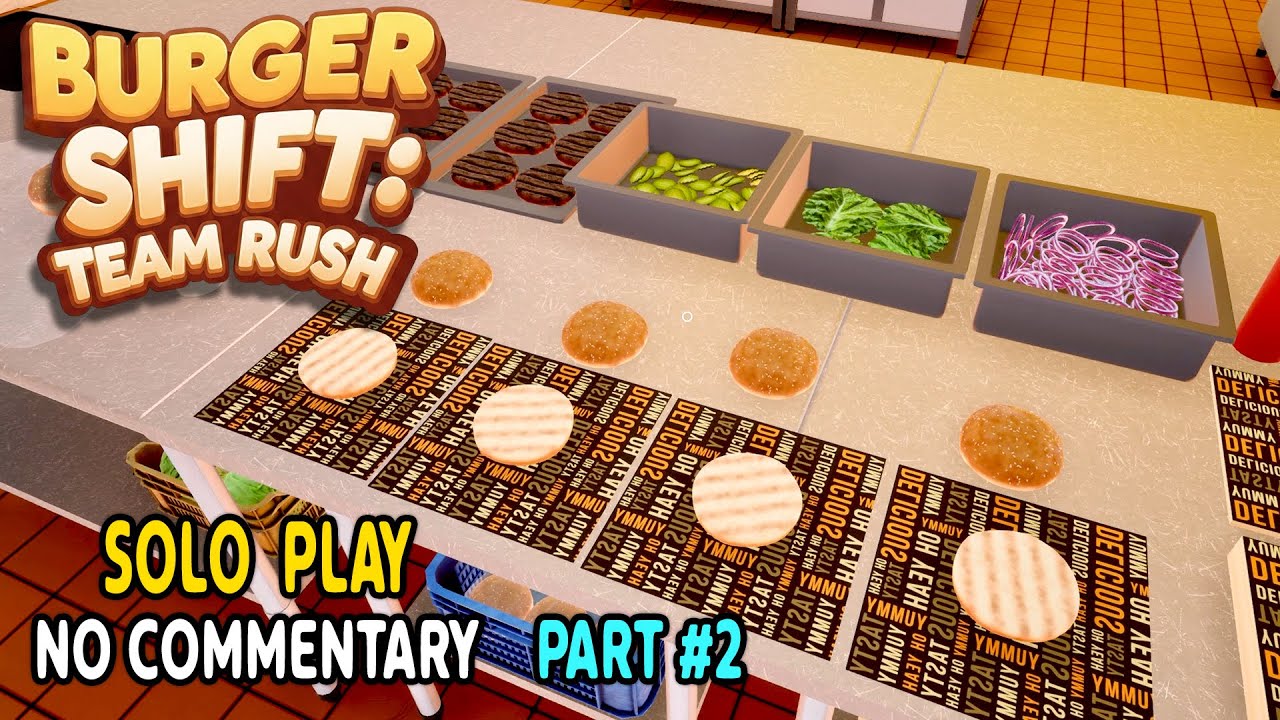 Burger Shift: Team Rush 🍔🍟 Full Menu Unlocked! | Longplay No Commentary #2