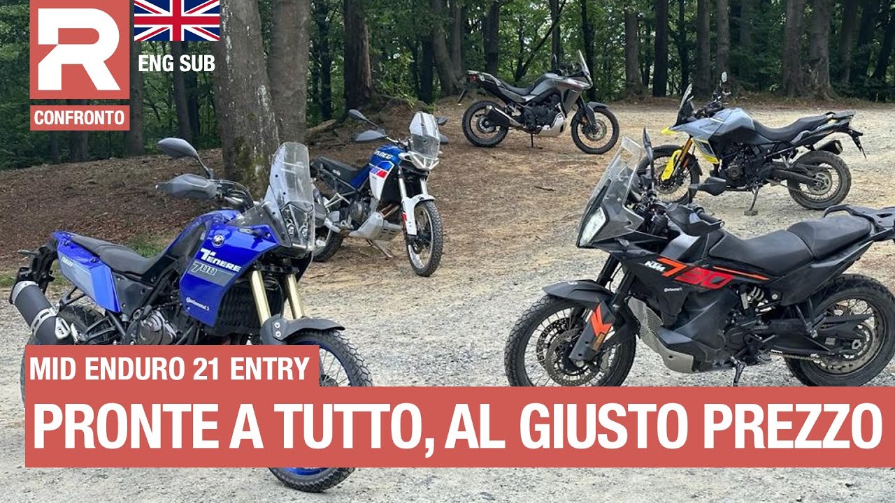 Comparativa Enduro medie con ruota da 21