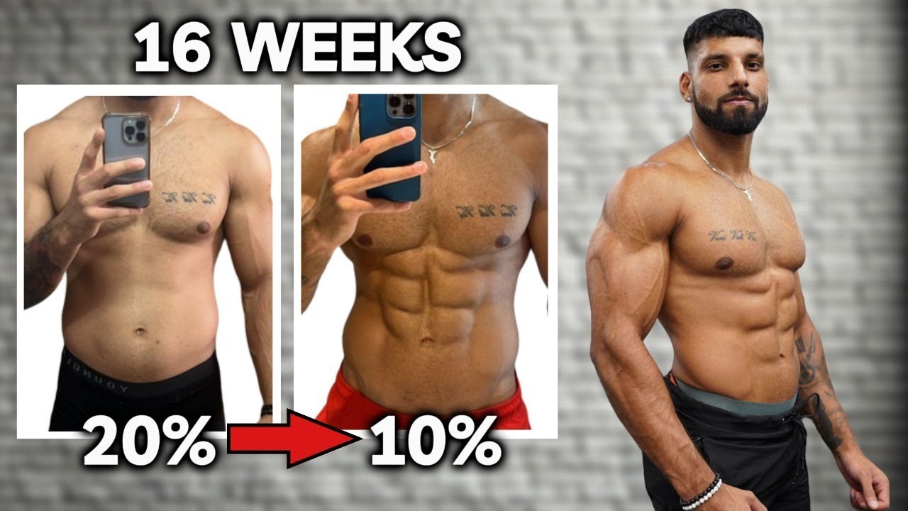 20% to 10% Body Fat In 16 Weeks! (THE EXACT FORMULA)