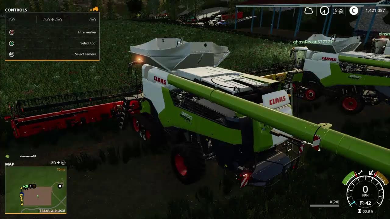 Playing Farming Simulator 2019 Multiplayer On Goldcrest Valley