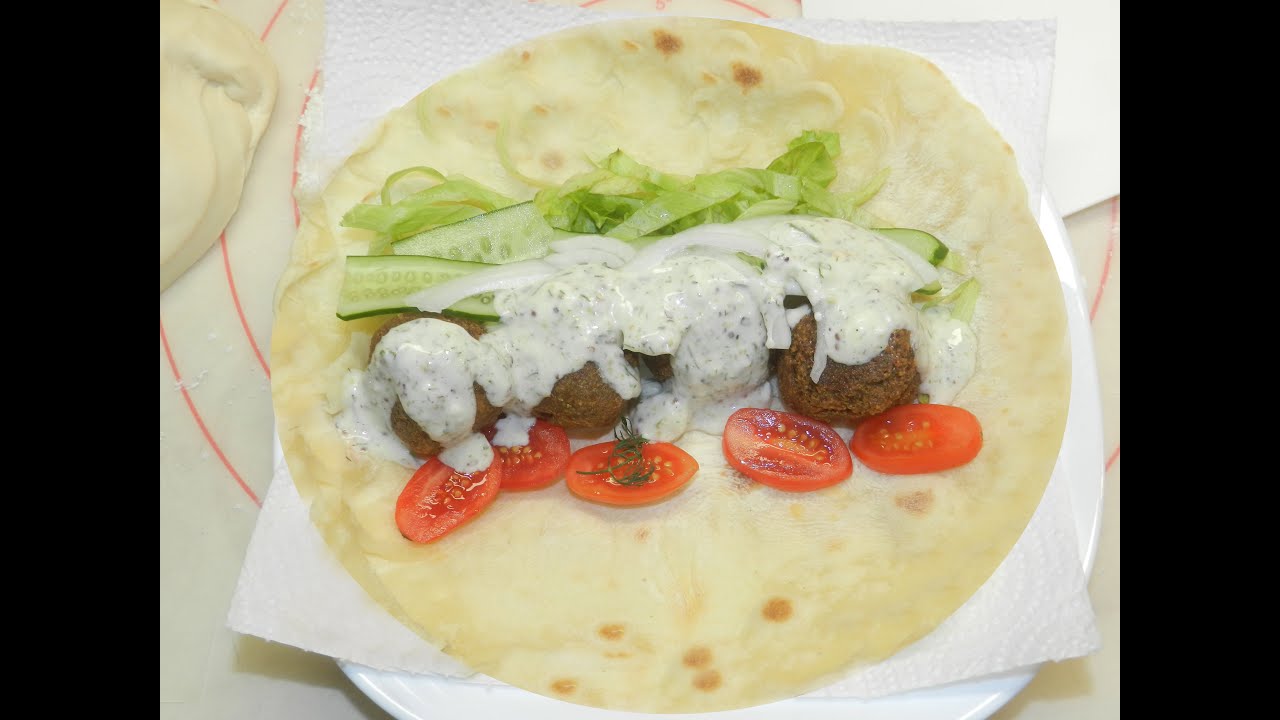 Falafel Lavaş – 酥炸鷹嘴豆泥球佐小黃瓜優格蒔蘿醬