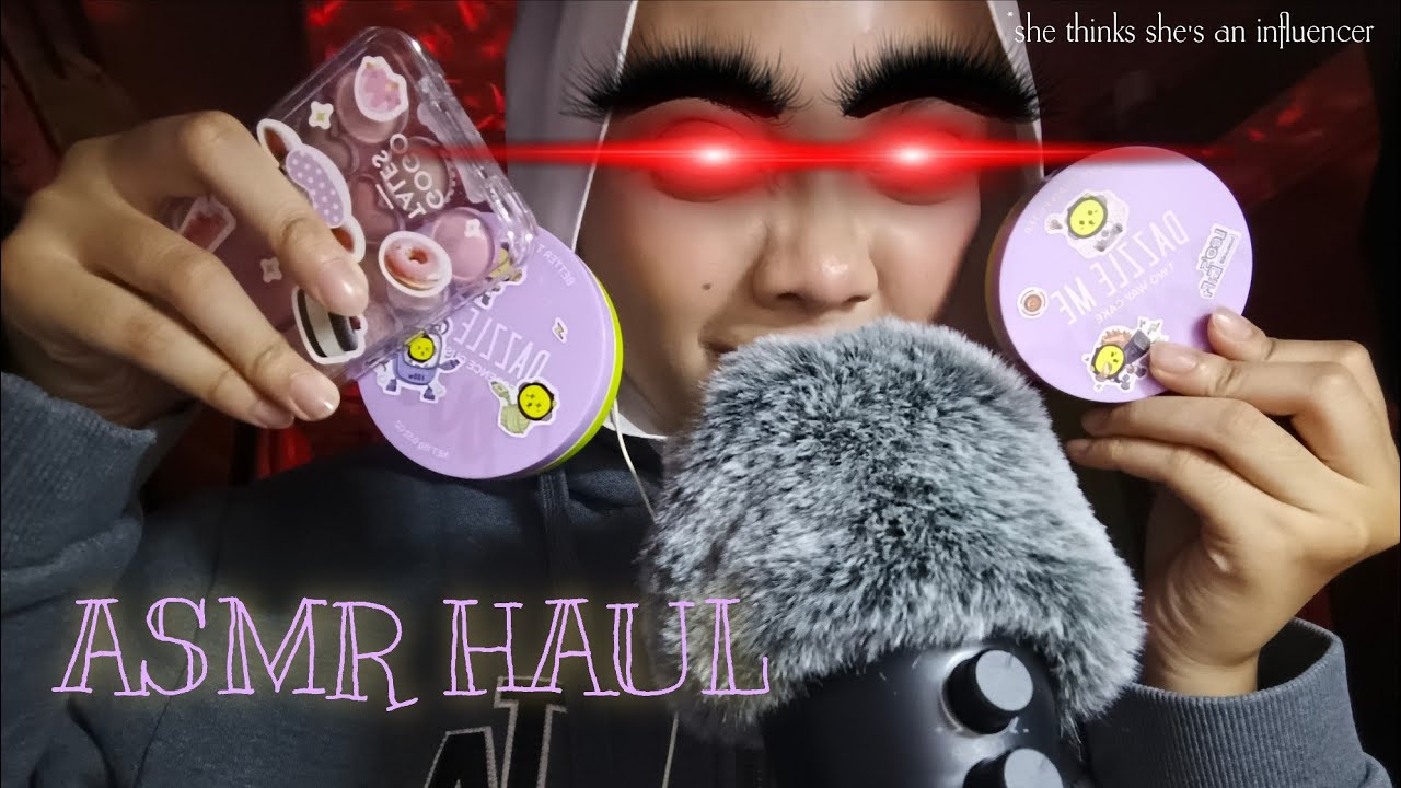 ASMR haul- what i bought online recently! (link in description) (ASMR Malaysia) | nini films