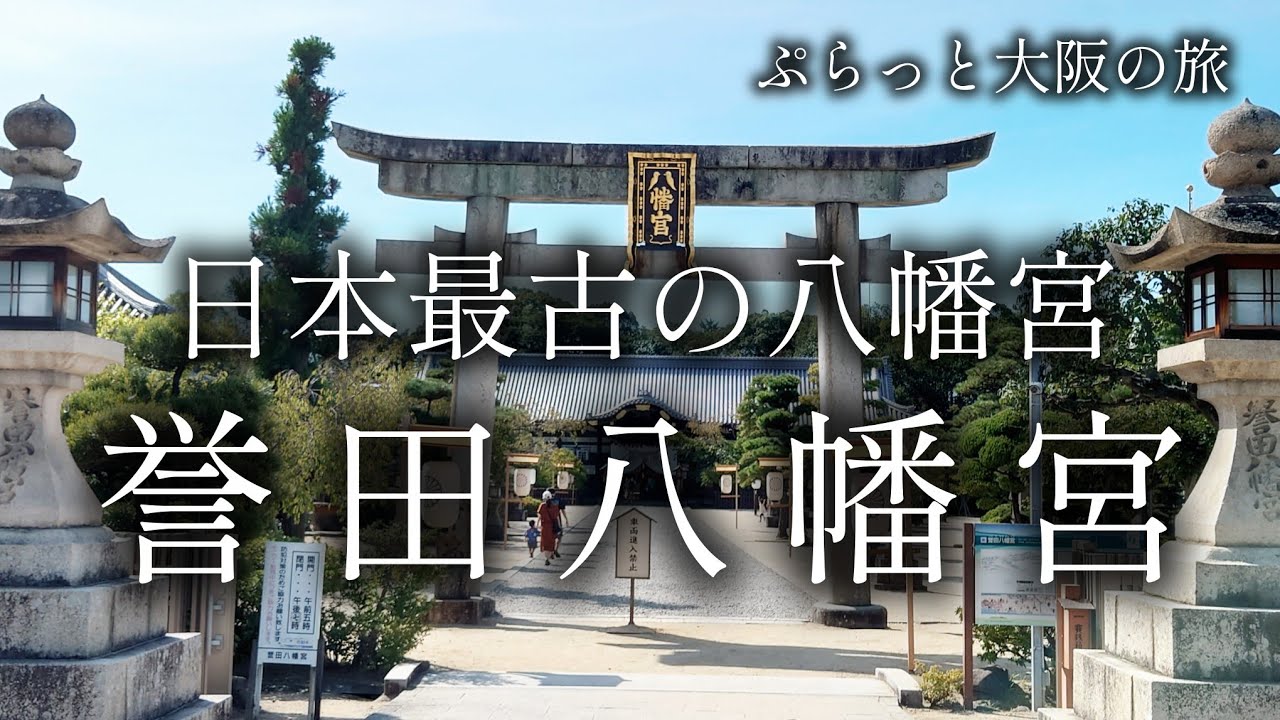 【大阪 羽曳野】日本最古の八幡宮「誉田八幡宮」【ぷらっと関西日帰り旅】