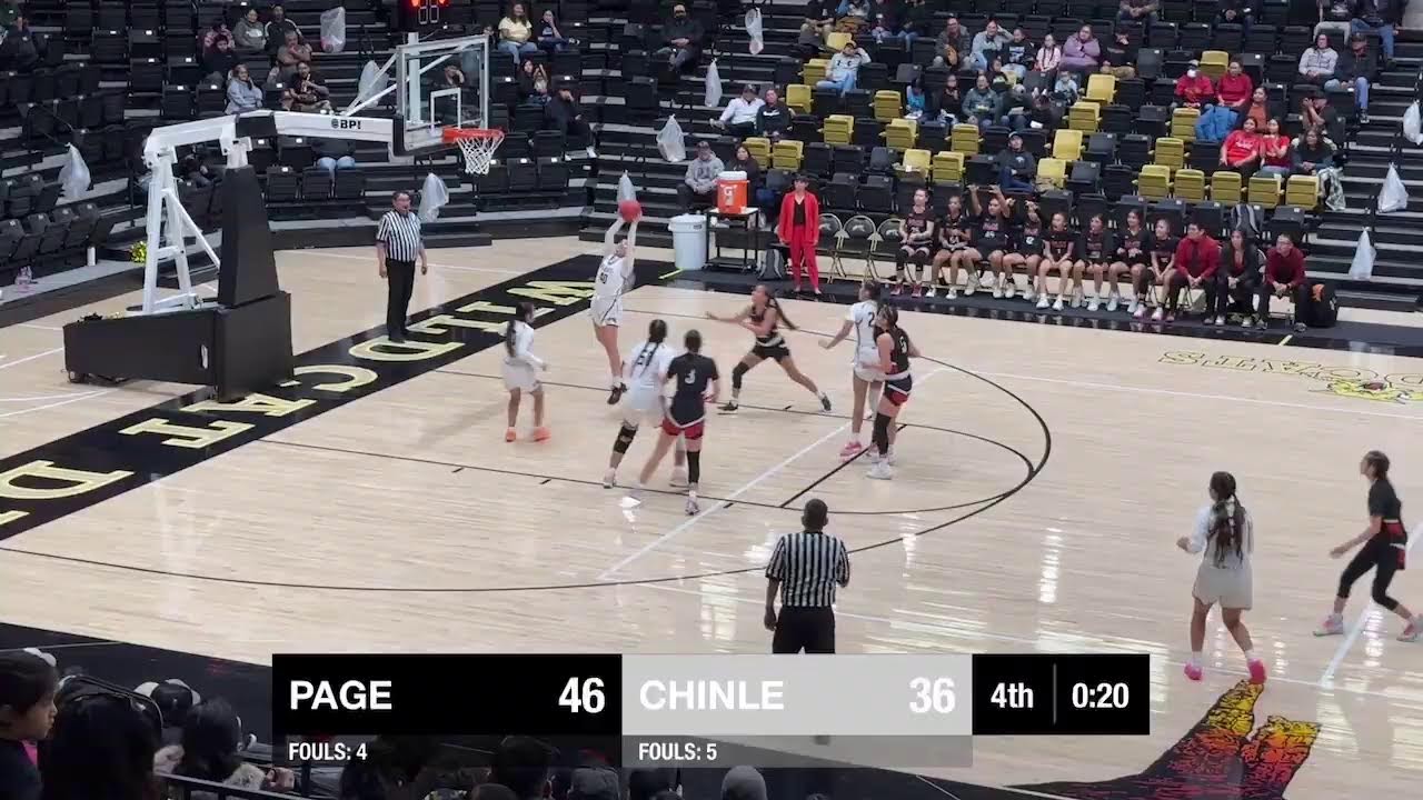 2024-01-12 Chinle Basketball vs Page