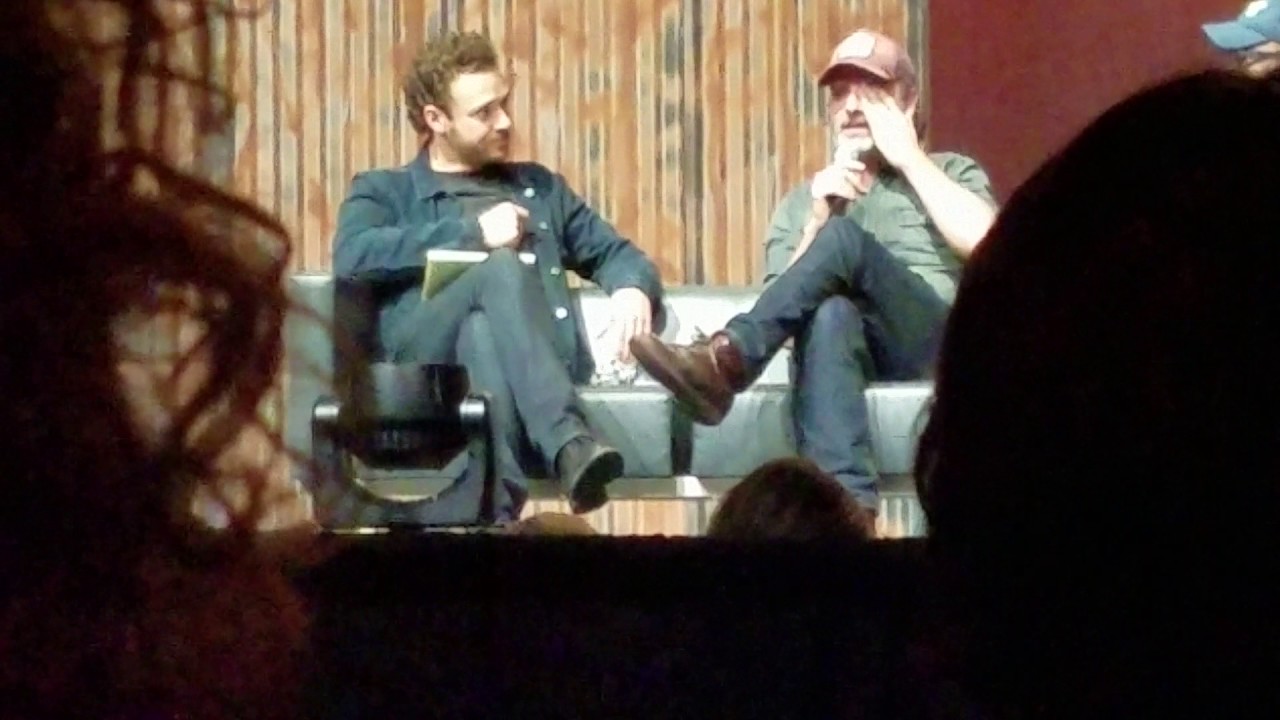 Andrew Lincoln and Lennie James GAB BOX panel at Walker Stalker Atlanta 2016