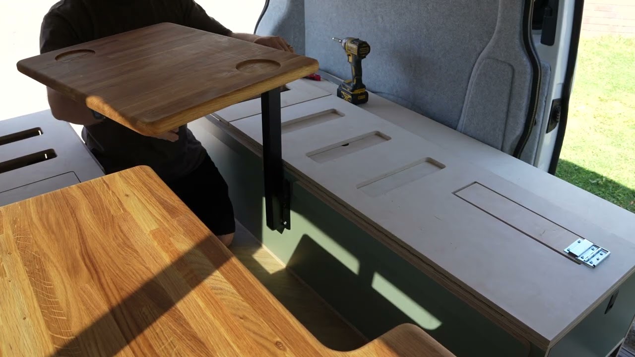 Cymru Camper Furniture 360 Table installation & Operation Video