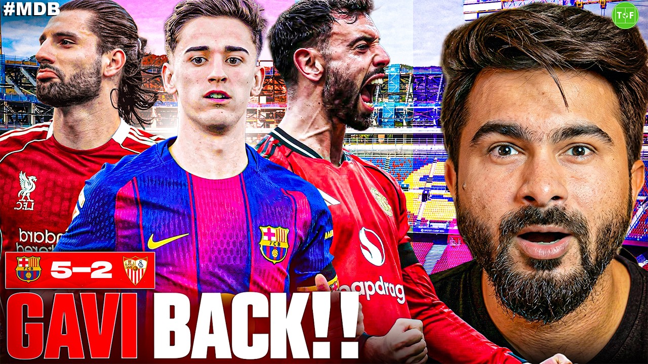 Barca SMASH Sevilla 5-2 | Liverpool In BIG Trouble | Man United Secure Top vs Villa #MDB