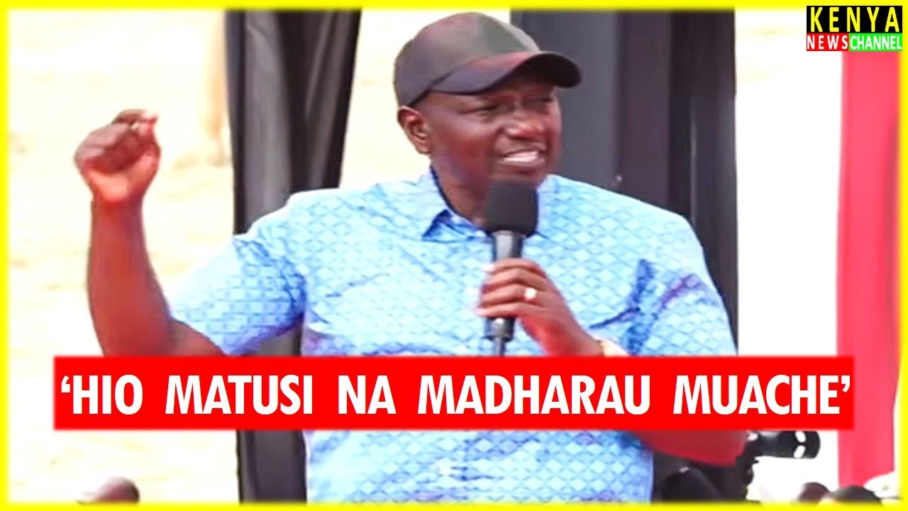 Ruto ANGRY speech today inside Kasarani Stadium Nairobi - Listen what he told Gachagua and Kalonzo