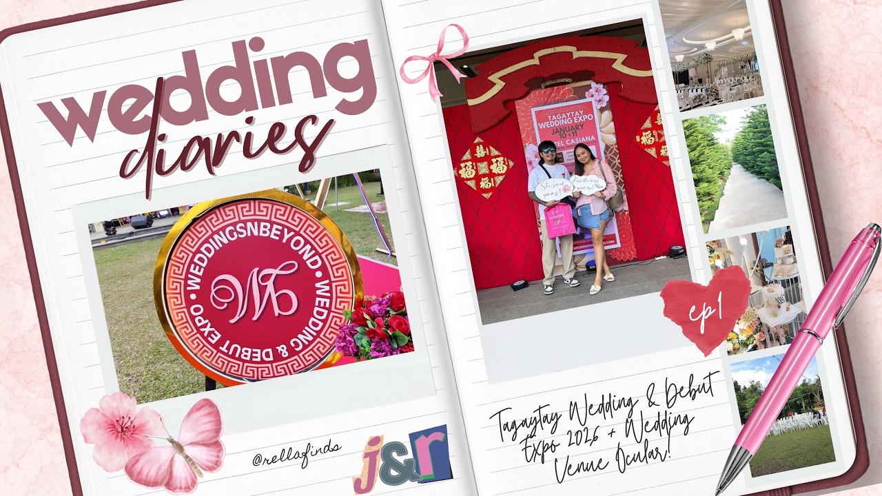 wedding diaries ep1 ♥ tagaytay wedding & debut expo 2026 + wedding venue ocular!