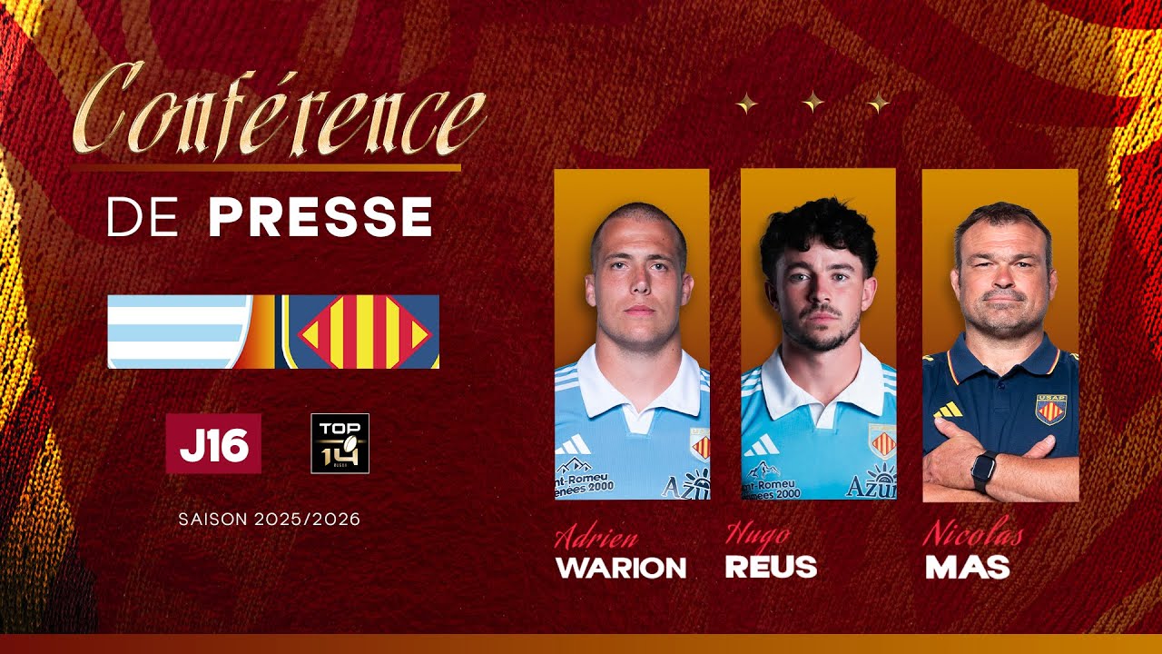 J16 -  Conférence de presse avant RACING 92 - USAP
