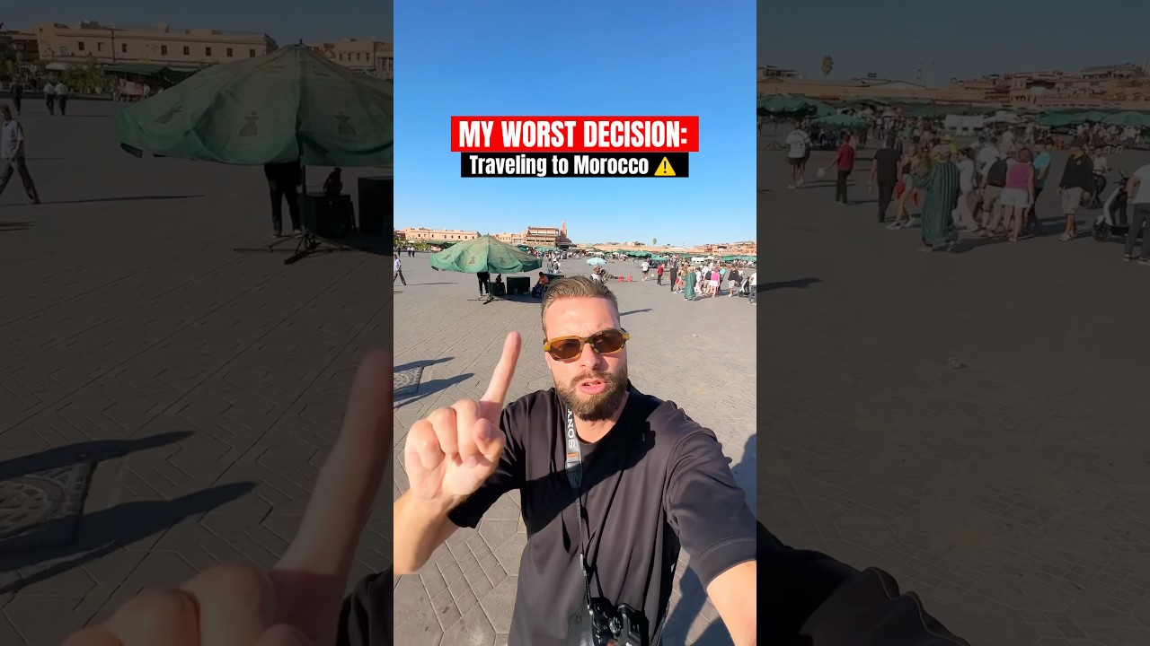 5 reasons NOT to travel to Marrakech, Morocco 🇲🇦 #shorts #travel