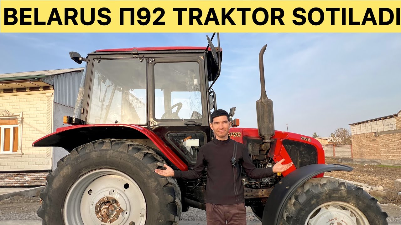 BELARUS П92 TRAKTOR SOTILADI ARZON NARXLARDA ISHGA TAYOR XOLATI YAXSHI ISHLAB TURIBDI YIL.2026
