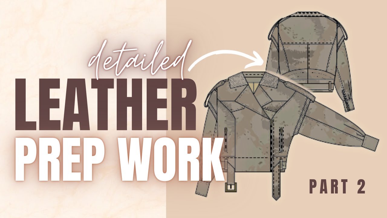 LEATHER JACKET DIY (Part 2): PREPPING my LEATHER PIECES - THISISKACHI DIY