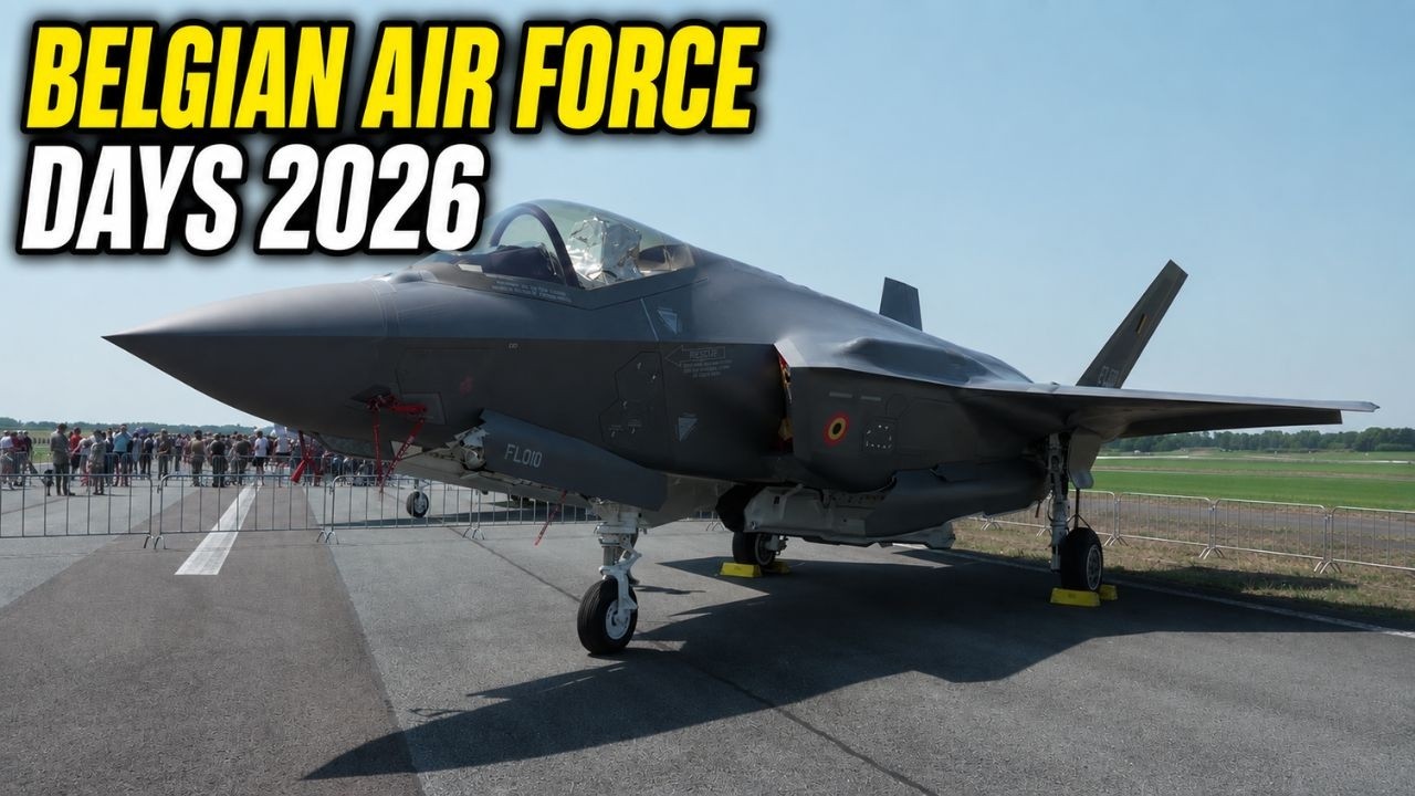 Belgian Air Force Days 2026 Showcases F-35 Fighters and Belgium&rsquo;s New Support Aircraft Fleet