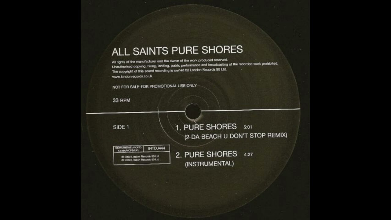All Saints - Pure Shores (Instrumental) 432 Hz