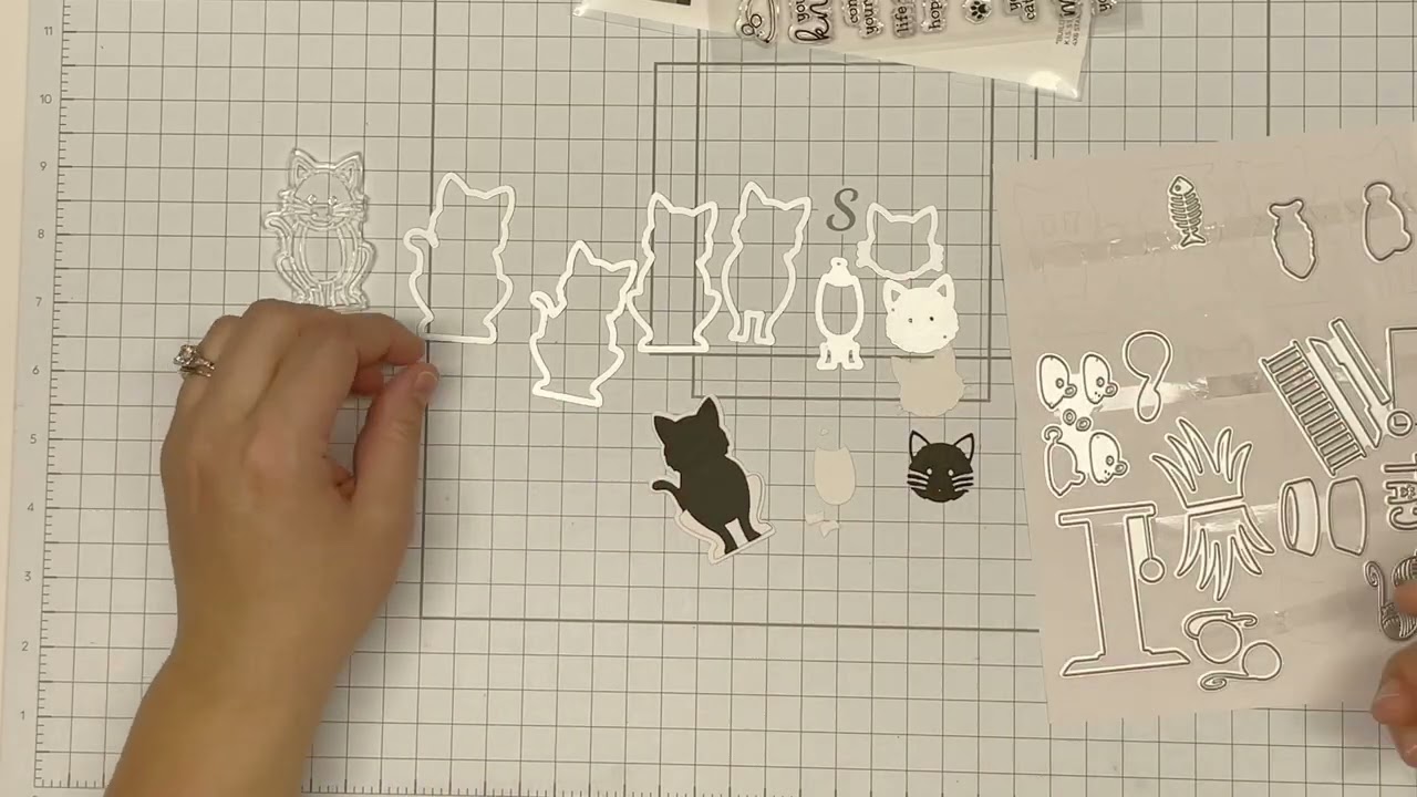 KIS Cut Instructions: Build A House Die Cut Cat