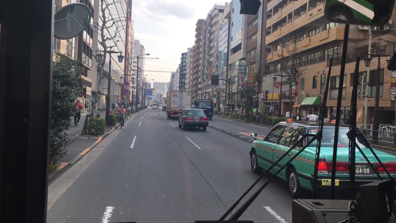 都営バス 前面展望 車窓 早稲田→新宿駅西口/ 早77系統 早稲田1433発