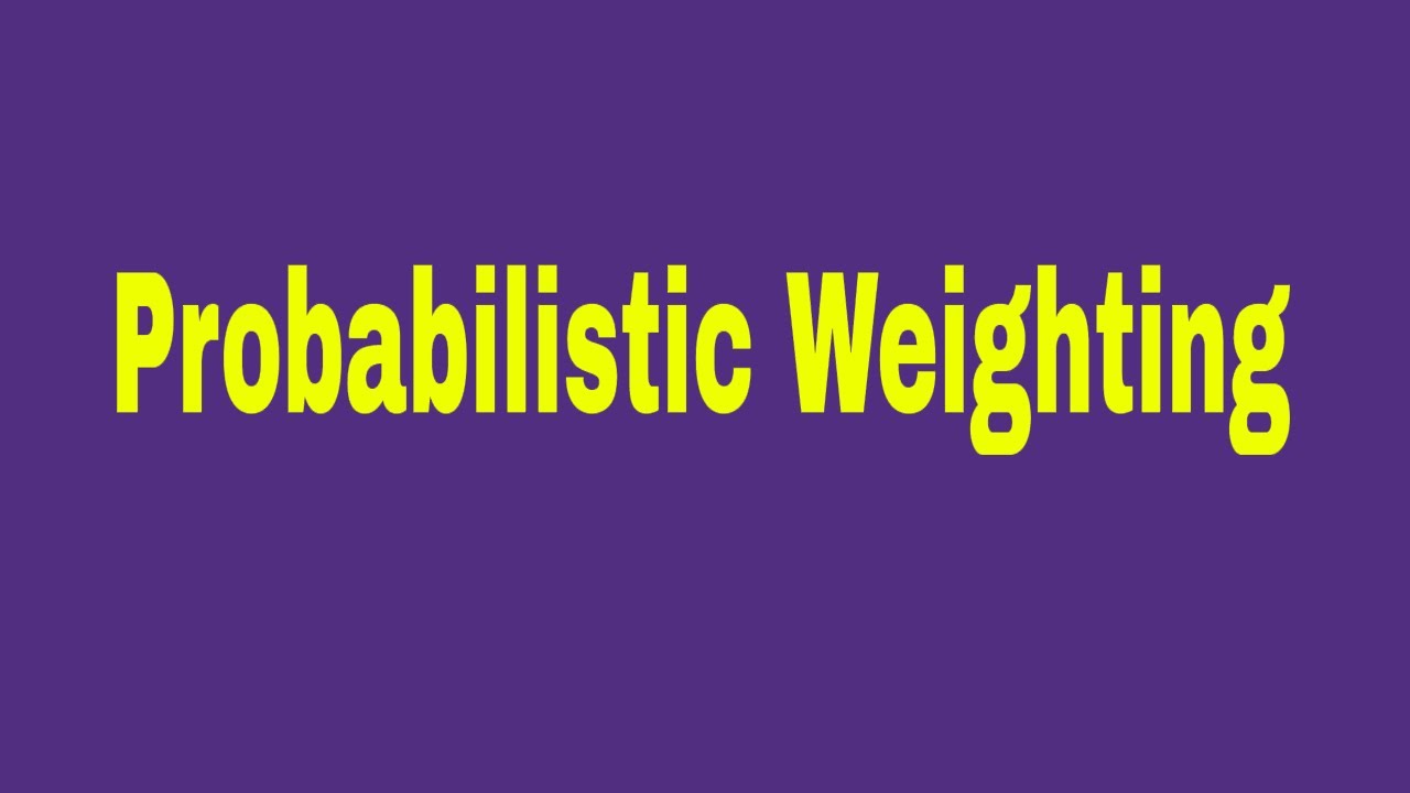 PROBABILISTIC WEIGHTING || Information Retrieval Systems || IRS