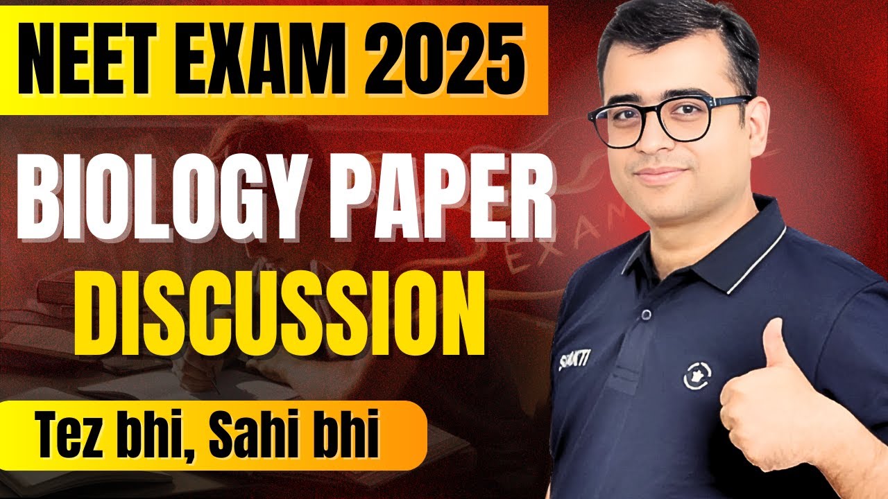 NEET 2025 Live Answer Key Solution Biology Paper Discussion | NEET 2025| NEET Biology Paper Analysis