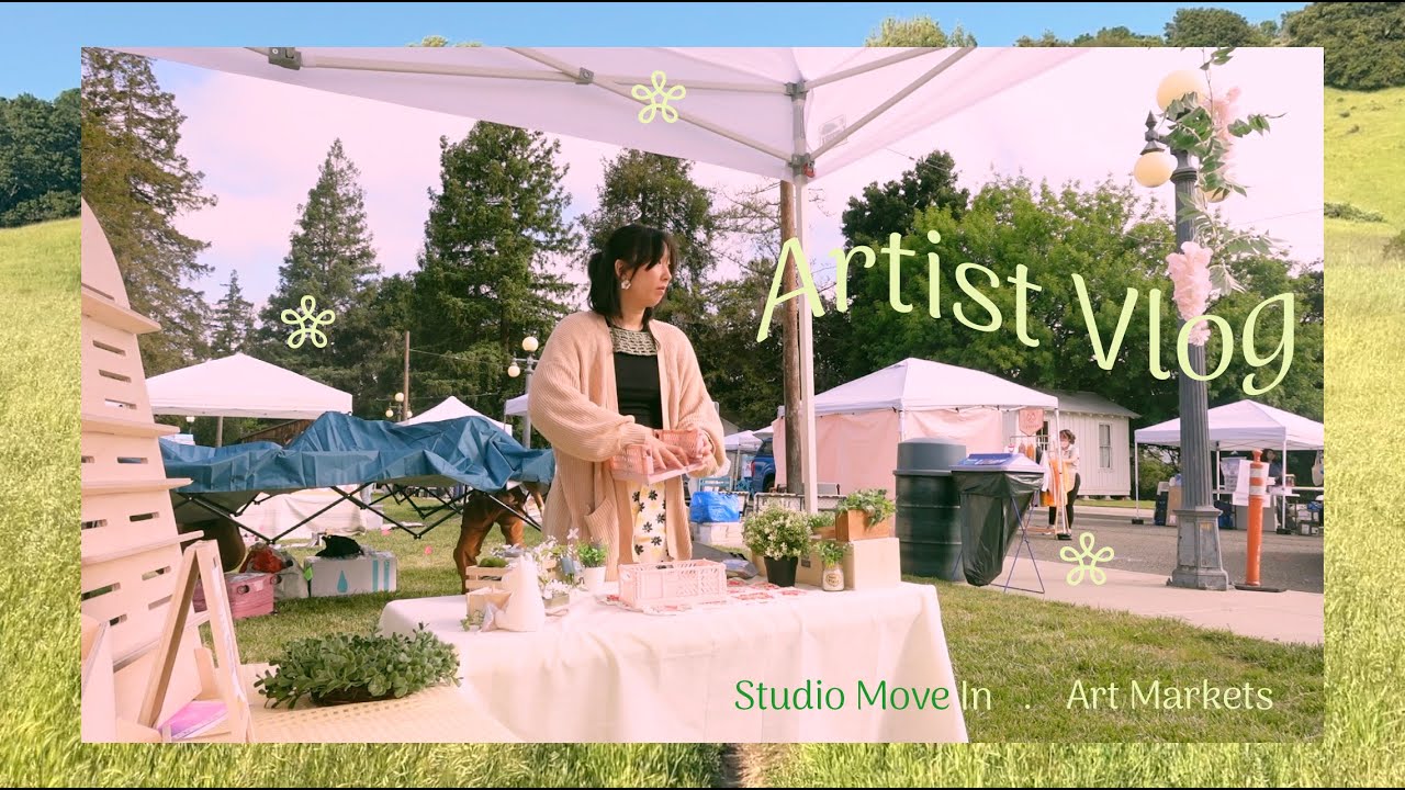 Studio Vlog✦ GRWM Tabling at SJMade Fest & Moving Into the New Studio!